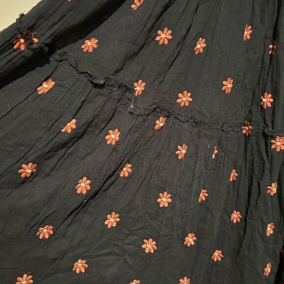 Free People NWT Dahlia Embroidered Maxi Dress size XS - Picture 6 of 6